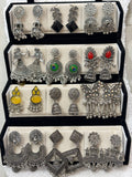 12 Pairs Artificial Earrings Combo Box for Women | Stylish Party, Wedding & Daily Wear Earrings Set