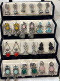 12 Pairs Artificial Earrings Combo Box for Women | Stylish Party, Wedding & Daily Wear Earrings Set